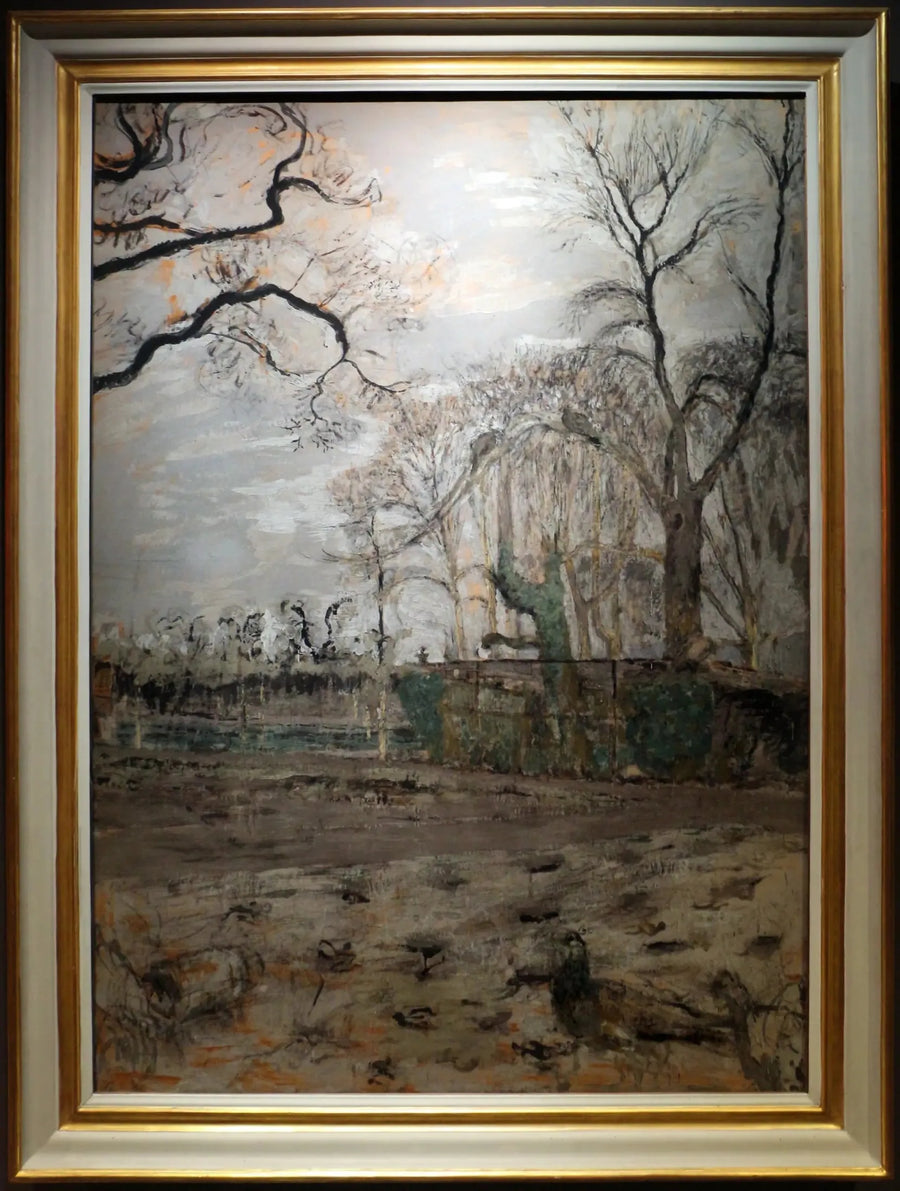 สวนฤดูหนาวกับนกยูง - Édouard Vuillard