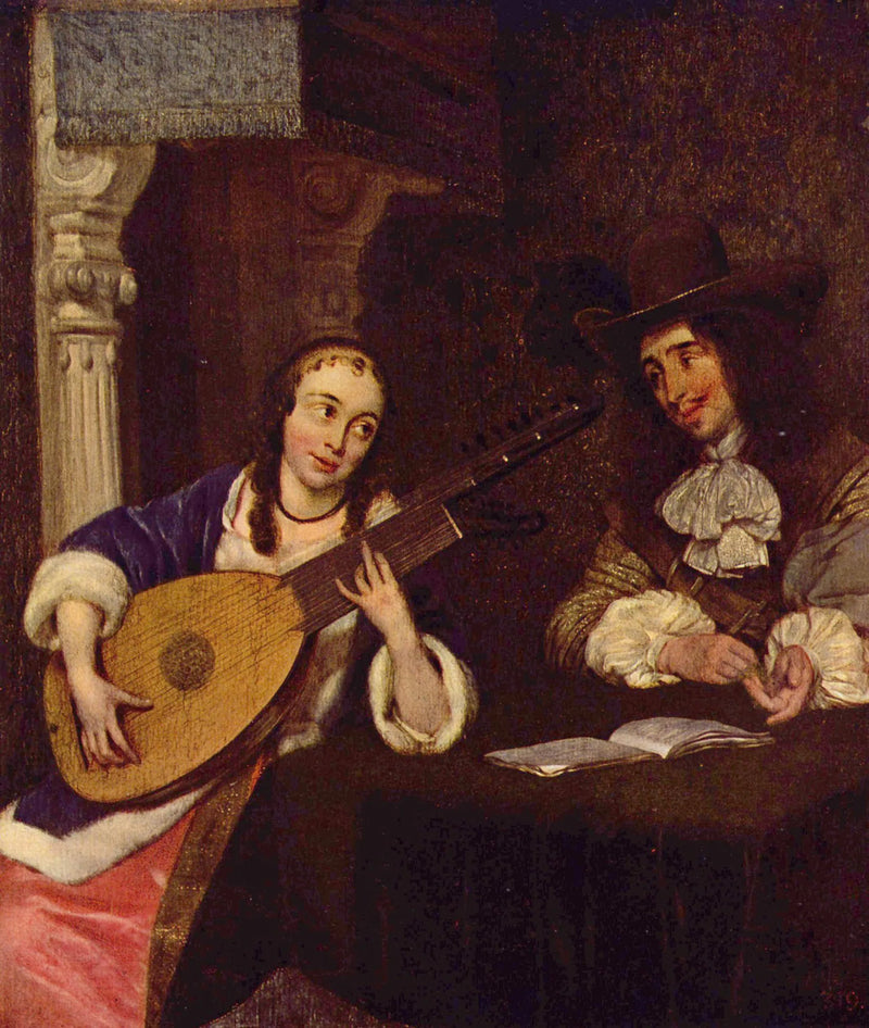 Le joueur de luth - Gerard ter Borch