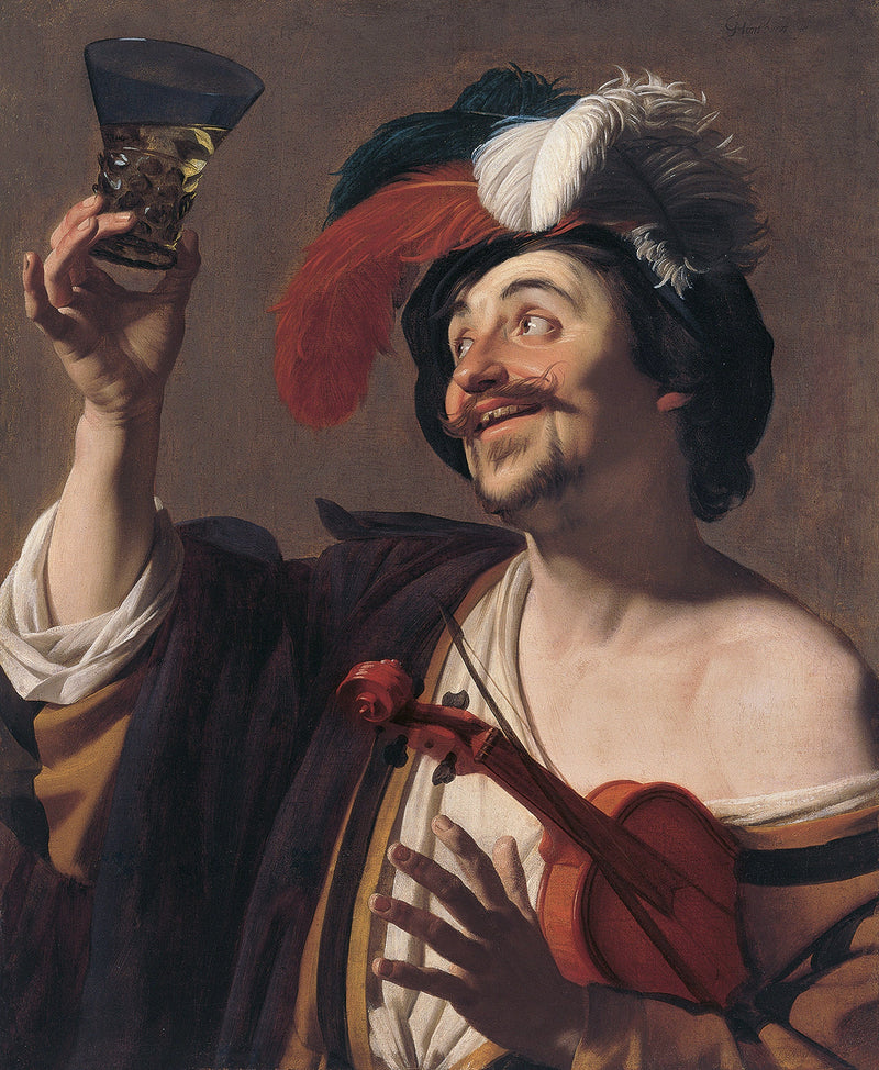 ไวโอลินที่รื่นเริง - Gerrit van Honthorst
