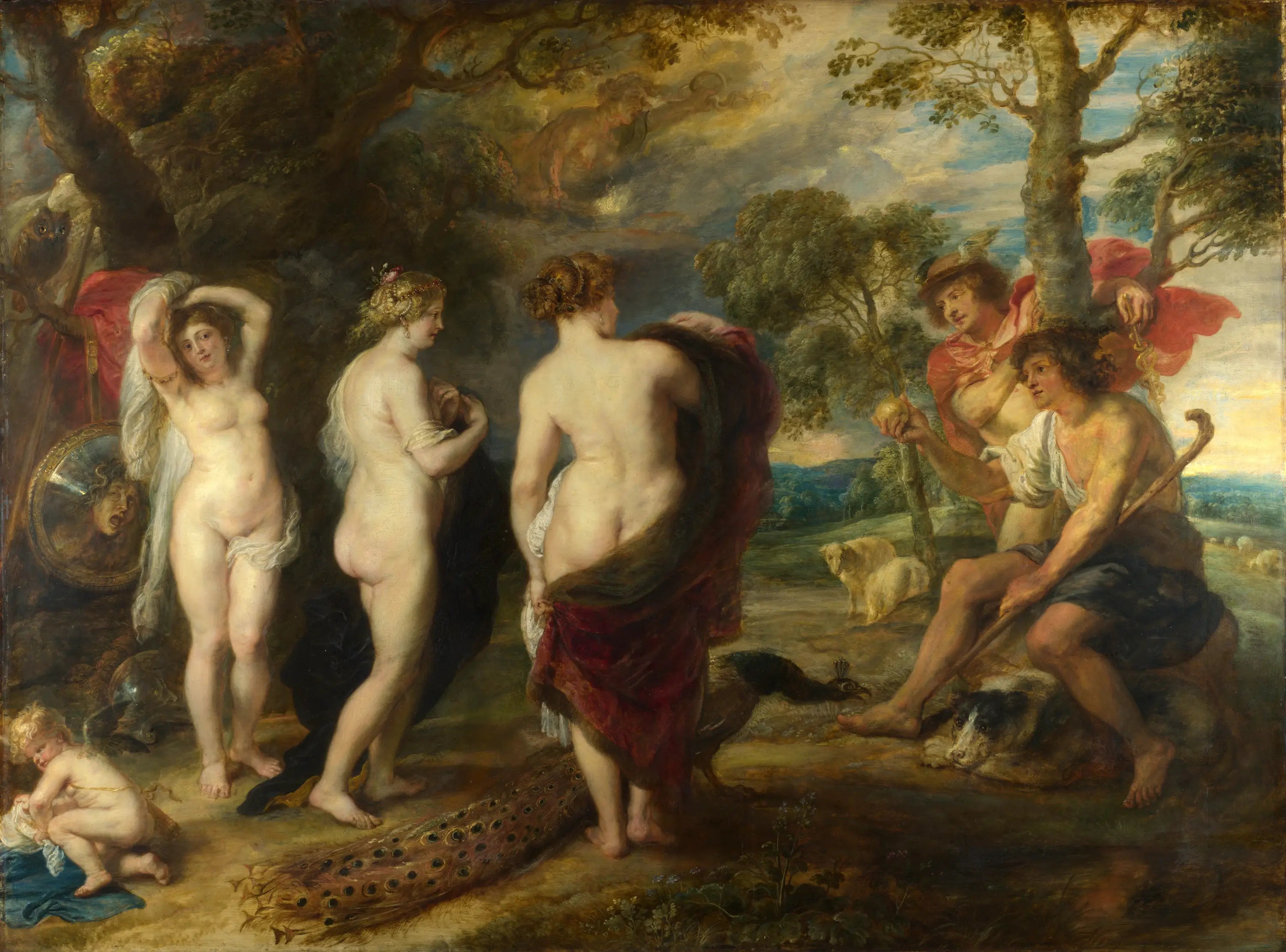 Le Jugement de Pâris - Peter Paul Rubens image 1 tableau peint à l’huile sur toile