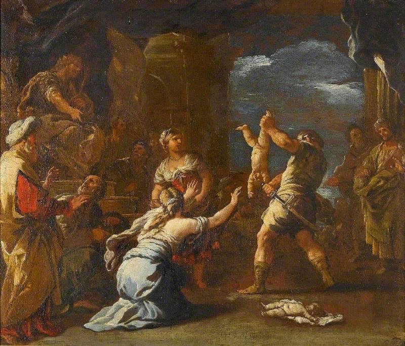 Le Jugement de Salomon - Luca Giordano image 1 reproduction artisanale de tableau