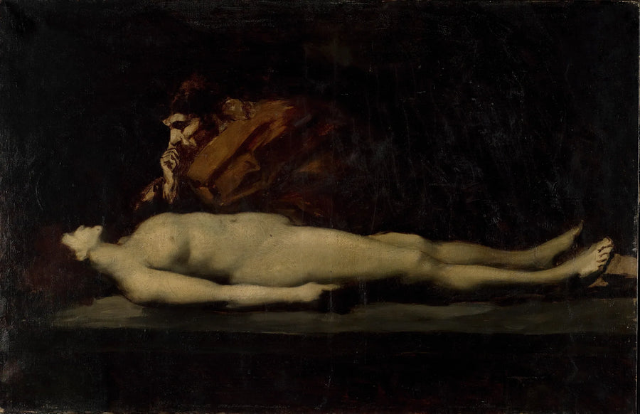 Le Lévite d'Éphraïm et sa femme décédée - Jean-Jacques Henner
