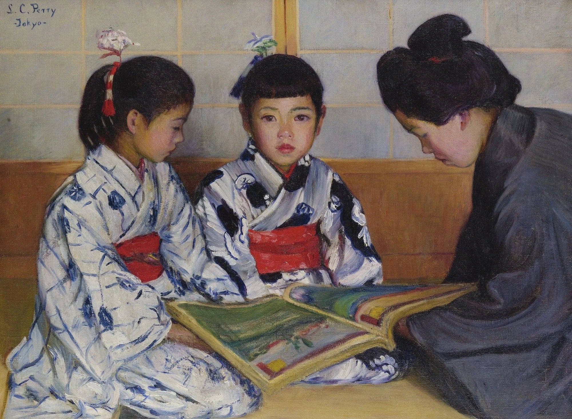 Le livre d'images - Lilla Cabot Perry image 1 reproduction réalisée par Alpha Reproduction