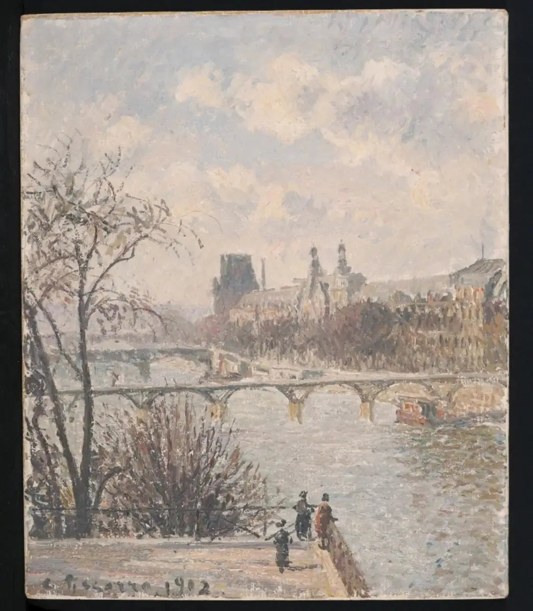 Le Louvre, matin - Camille Pissarro image 1 reproduction d’œuvre d’art à l’huile