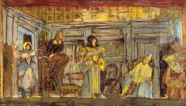อาการป่วยสมมติ - Édouard Vuillard
