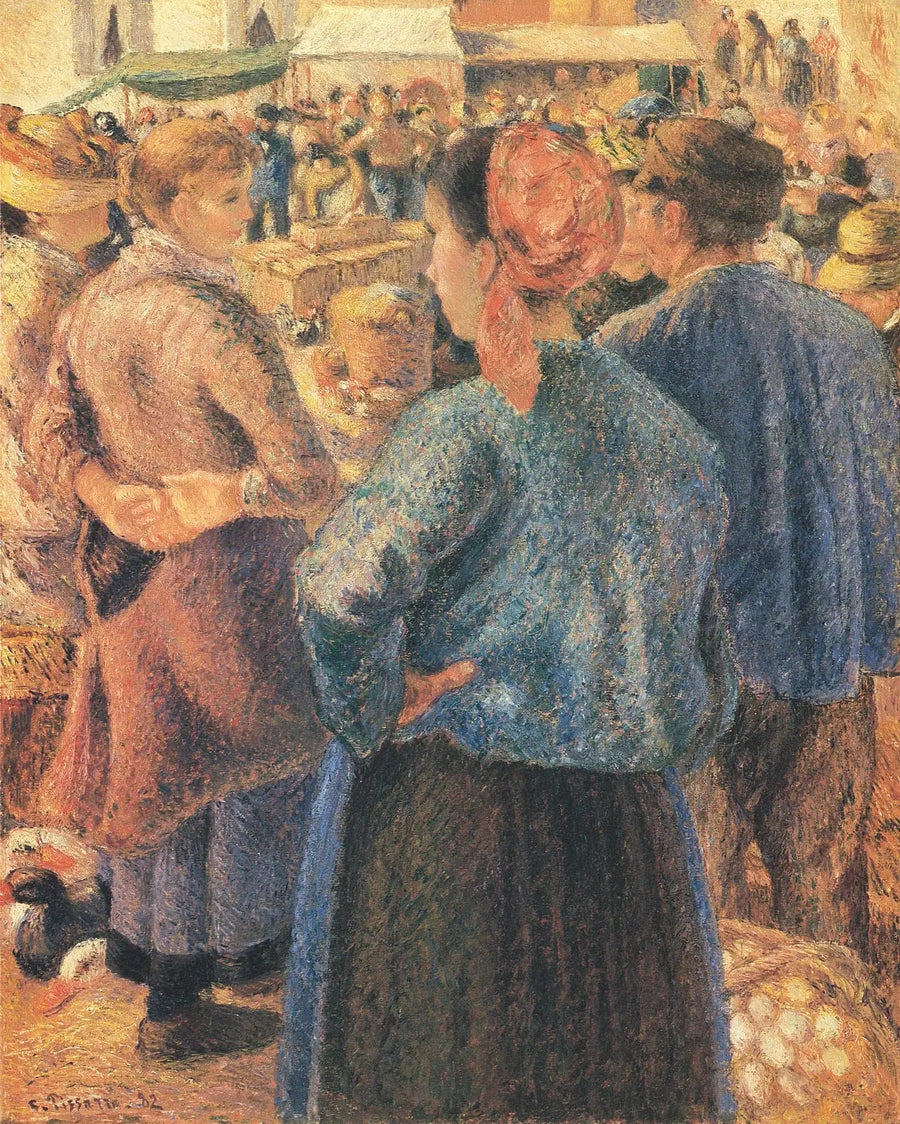 ตลาดไก่, Pontoise - Camille Pissarro