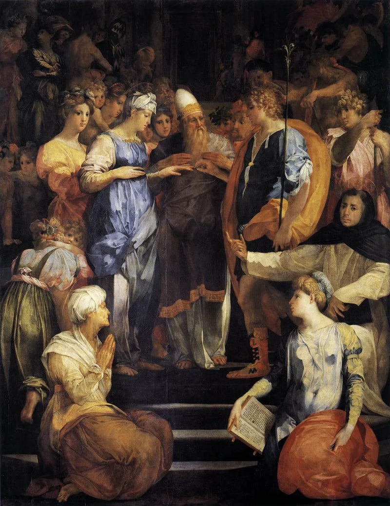 งานแต่งงานของพระแม่มารี - Rosso Fiorentino