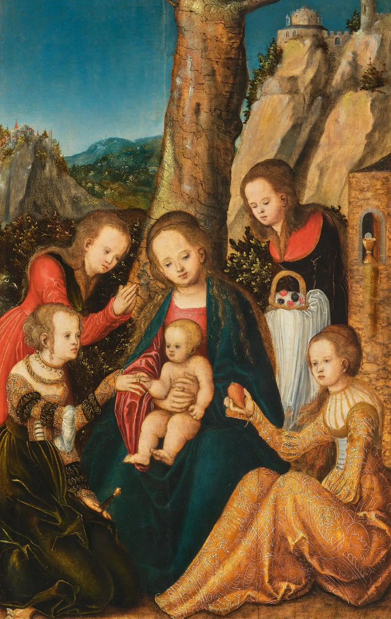 สมรสของนักบุญ Catherine กับนักบุญ - Lucas Cranach the Elder