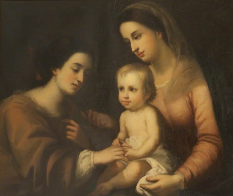 การสมรสลึกลับของนักบุญ Catherine แห่ง Alexandria - Bartolomé Esteban Murillo