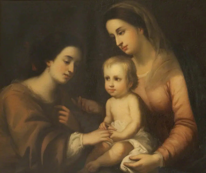 การสมรสลึกลับของนักบุญ Catherine แห่ง Alexandria - Bartolomé Esteban Murillo