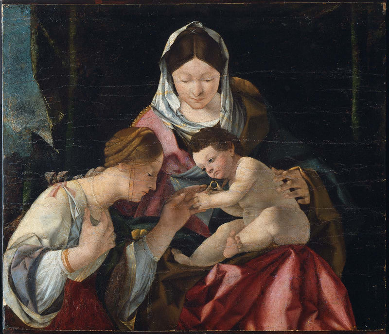 การสมรสลึกลับของนักบุญ Catherine - Lorenzo Lotto