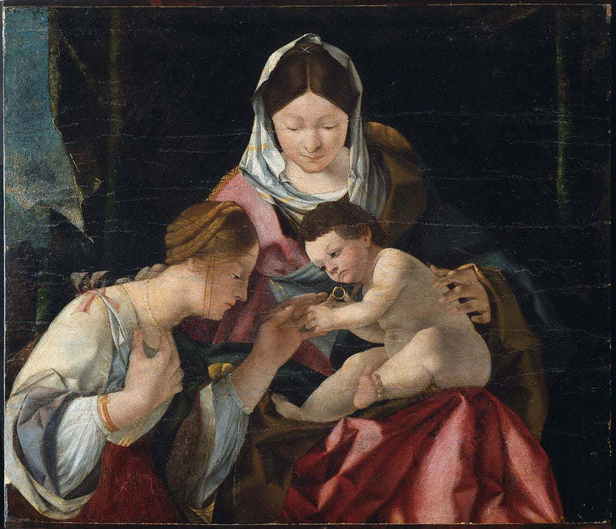 การสมรสลึกลับของนักบุญ Catherine - Lorenzo Lotto