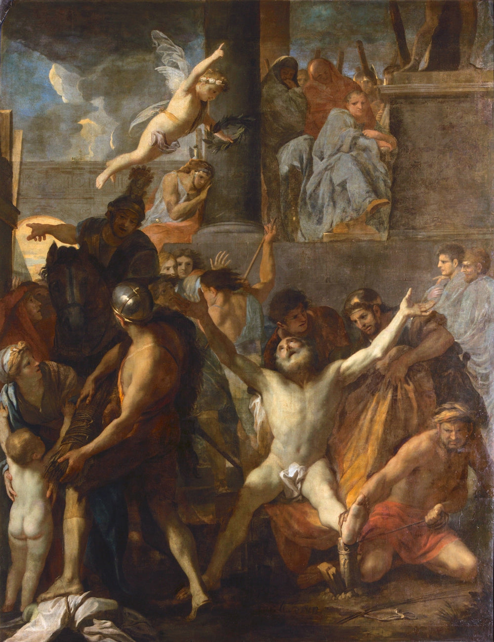 Le Martyre de saint André sur la croix - Charles Le Brun