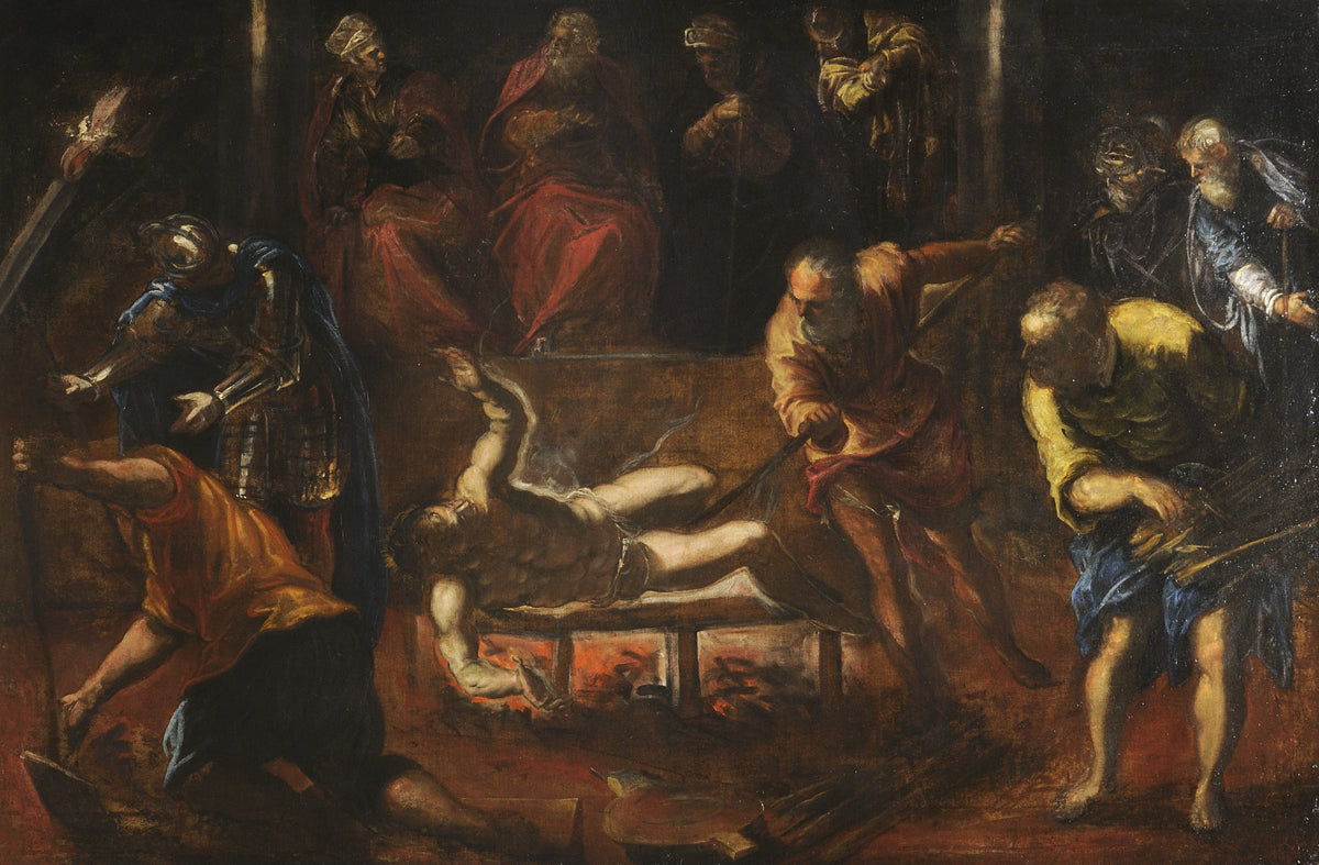 Le martyre de saint Laurent - Jacopo Tintoretto image 1 reproduction d’œuvre d’art à l’huile