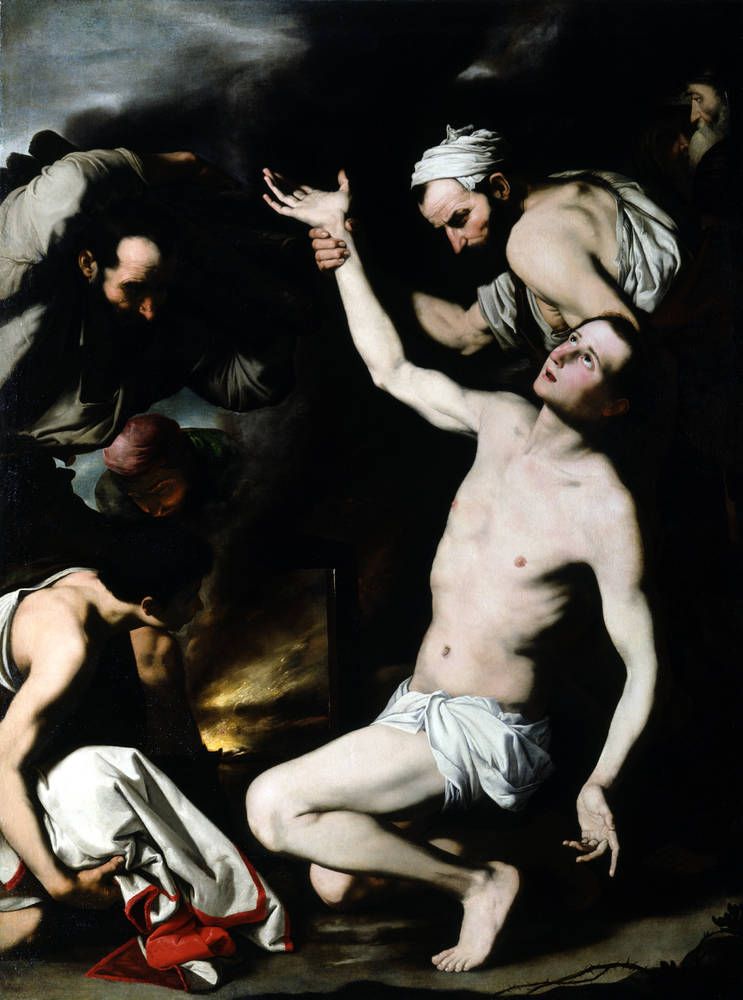 การทรมานของนักบุญหลอรองต์ - Jusepe de Ribera