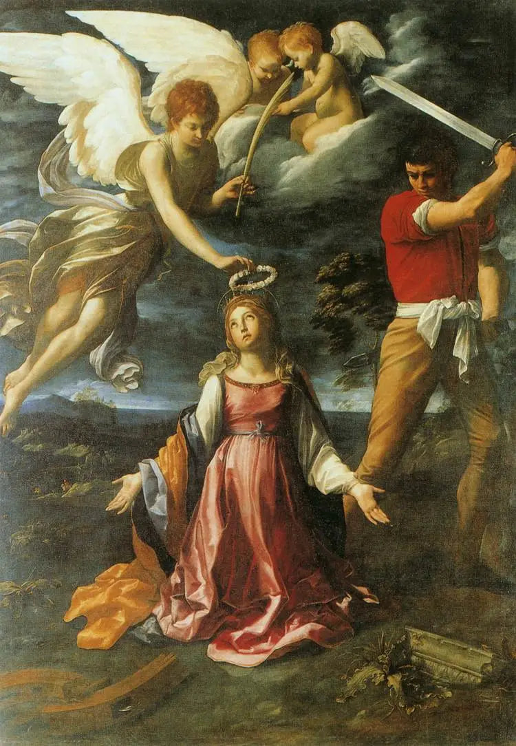 ความทรมานของนักบุญ Catherine แห่งอเล็กซานเดรีย - Guido Reni