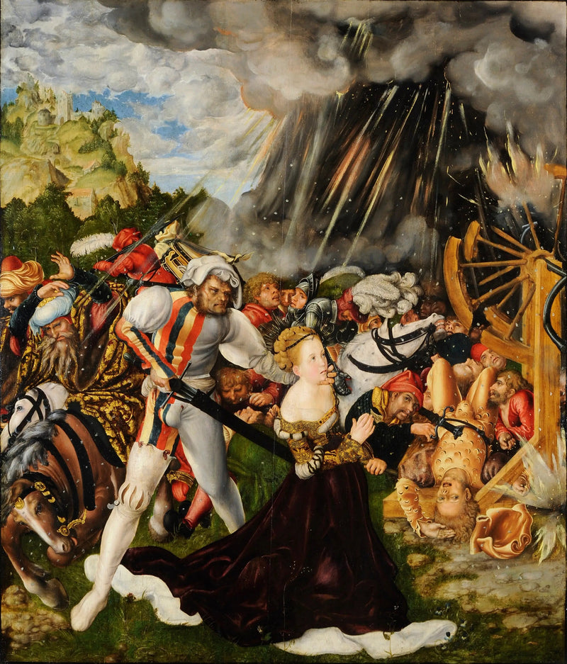 ความทรมานของนักบุญ Catherine - Lucas Cranach the Elder