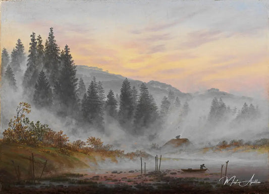 Le Matin - Caspar David Friedrich - Reproductions de tableaux et peintures haut de gamme