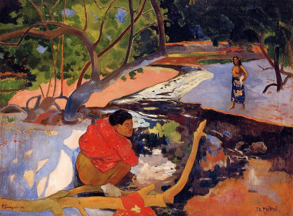 Le matin - Paul Gauguin image 1 reproduction de peinture à l’huile