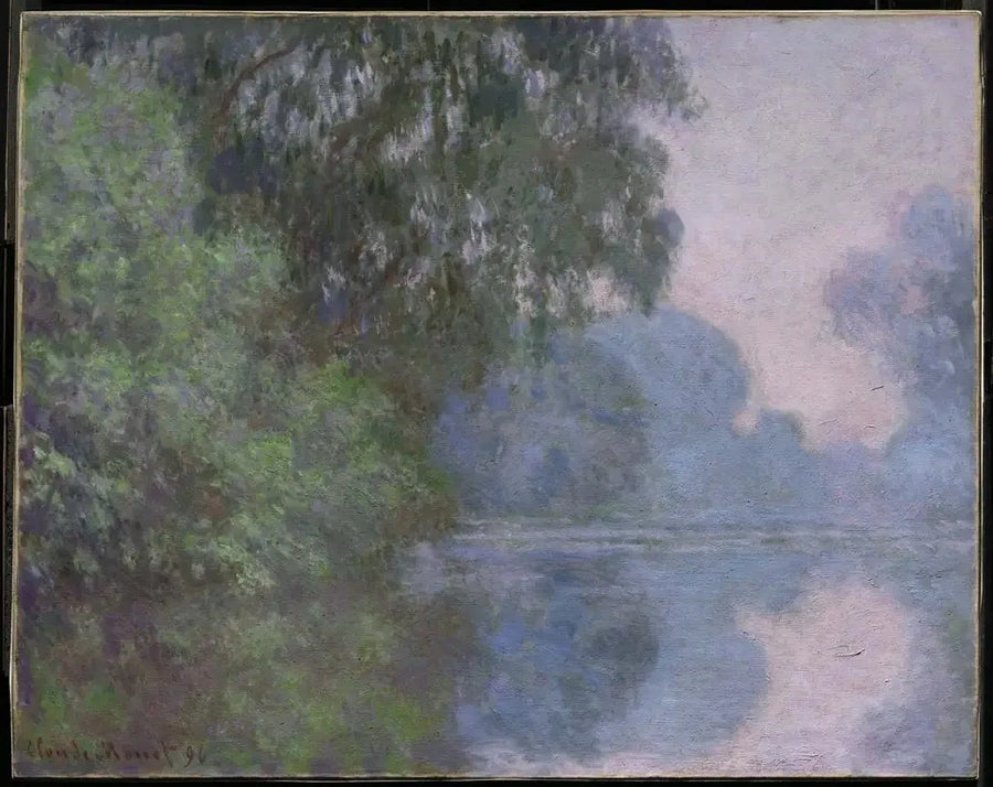 เช้าบนแม่น้ำแซน ใกล้กับกีแวร์นี - Claude Monet