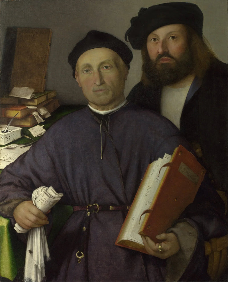 แพทย์ Giovanni Agostino della Torre และบุตรชายของเขา Niccolò - Lorenzo Lotto