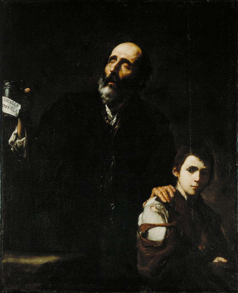 คนเร่ร่อนตาบอดและเด็กชายของเขา - Jusepe de Ribera
