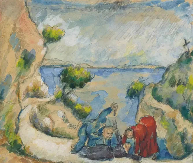 การฆาตกรรมในหุบเขา - Paul Cézanne