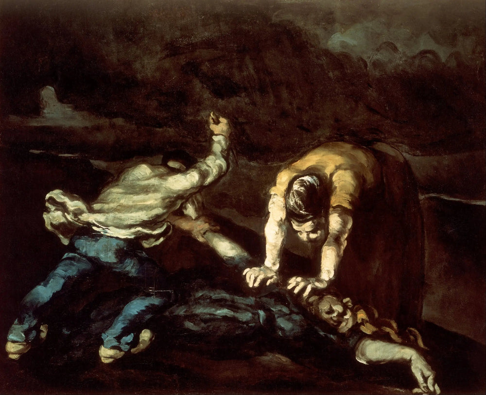 Reproduction du tableau « Le Meurtre - Paul Cézanne » par Alpha Reproduction en peinture à l’huile