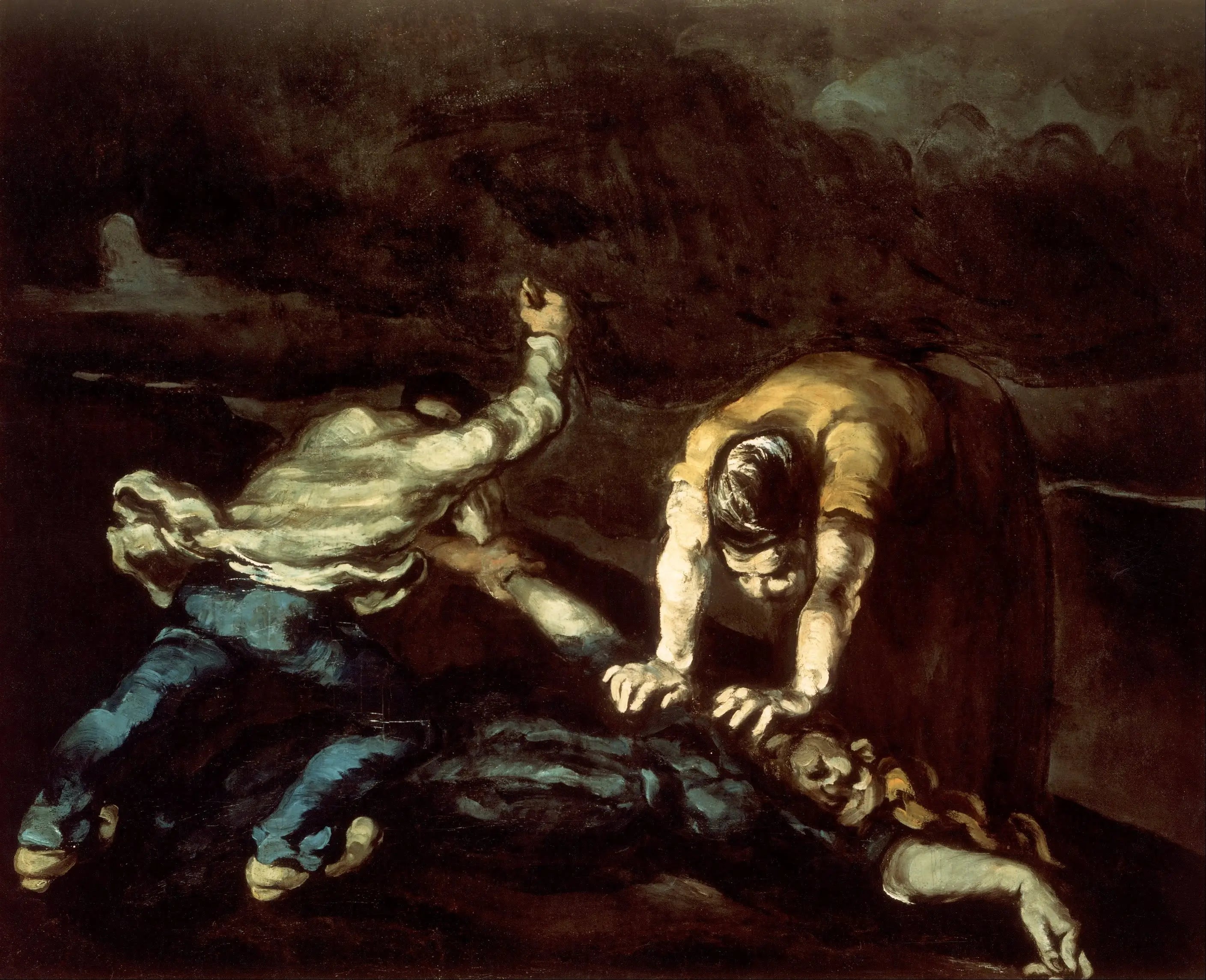 Reproduction du tableau « Le Meurtre - Paul Cézanne » par Alpha Reproduction en peinture à l’huile