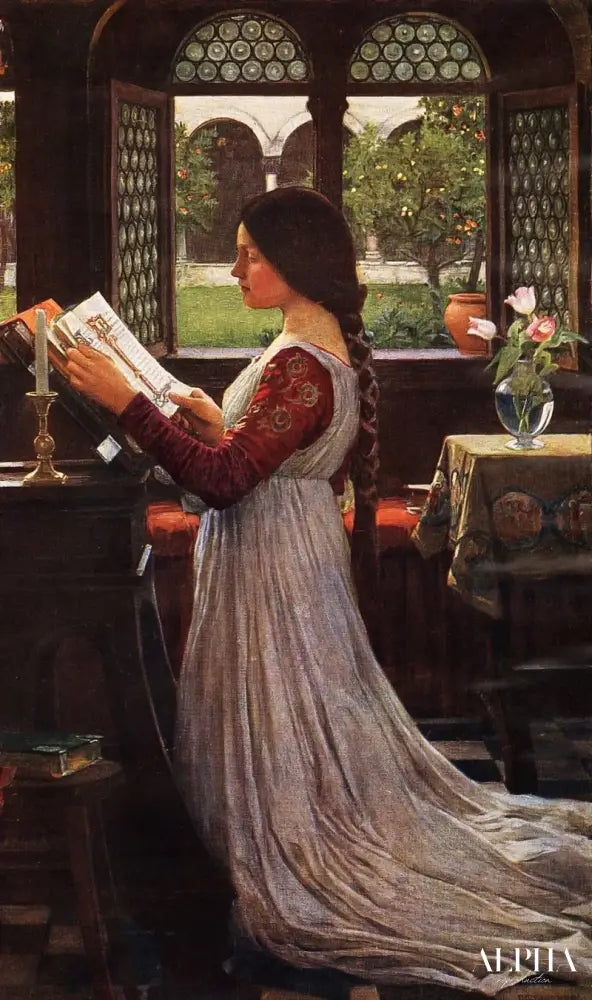 Le Missel - John William Waterhouse Reproductions de tableaux à la peinture à l’huile