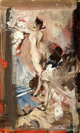 Le modèle de l’artiste Montecatini - Giovanni Boldini - Alpha Reproduction
