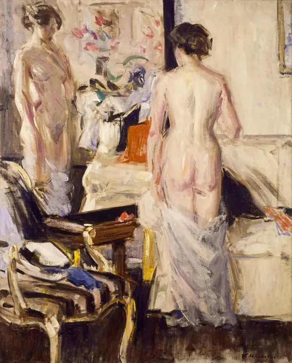 Le modèle - Francis Cadell - Alpha Reproduction