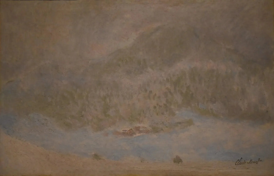 Le Mont Kolsaas, Norvège (Tempête de neige) - Claude Monet image 1 reproduction de peinture à l’huile