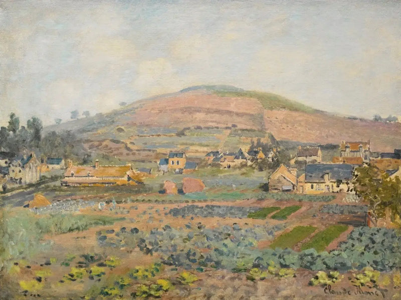 ภูเขาริบูเดต์ที่รูอ็องในฤดูใบไม้ผลิ - Claude Monet