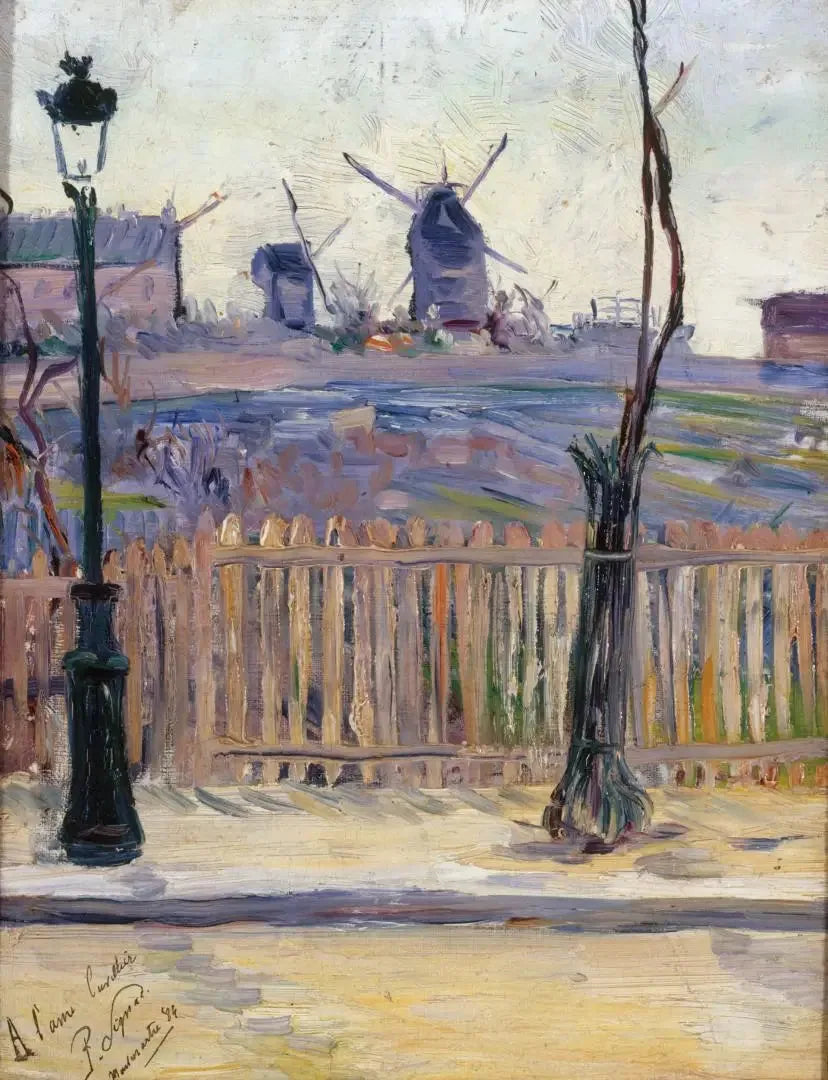 Le Moulin de la Galette, à Montmartre - Paul Signac image 1 reproduction artisanale de tableau