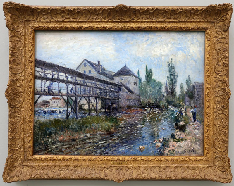 โรงสี Provencher ที่ Moret - อัลเฟรด ซิสลีย์
