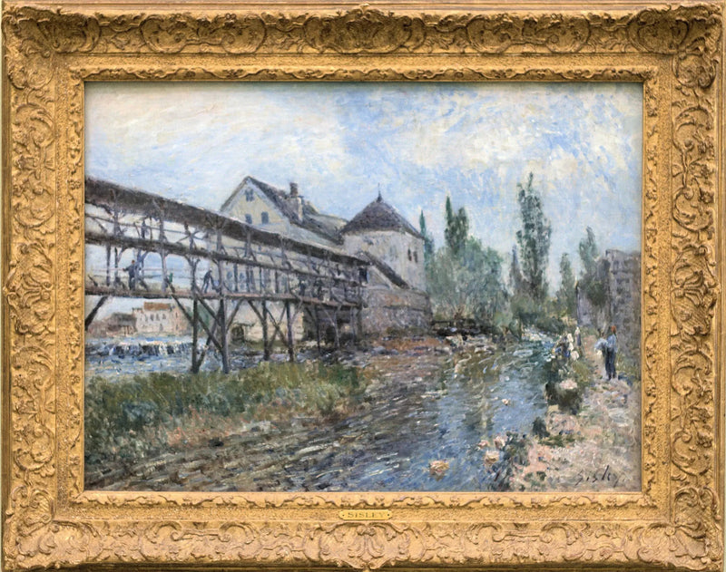 โรงสี Provencher ที่ Moret - อัลเฟรด ซิสลีย์