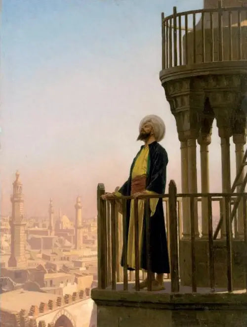 Le muezzin - Jean-Léon Gérôme image 1 copie peinte à la main à l’huile