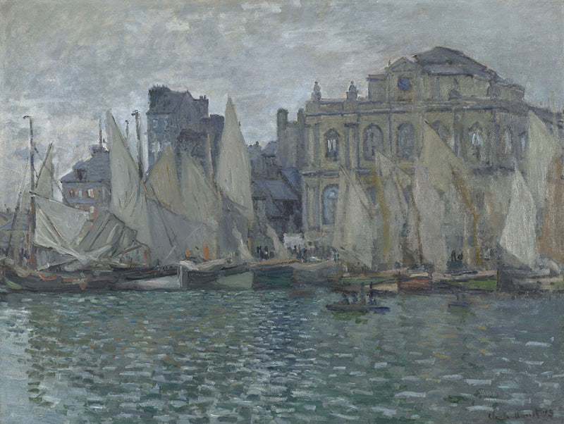 Reproduction du tableau « Le Musée du Havre - Claude Monet » par Alpha Reproduction en peinture à l’huile