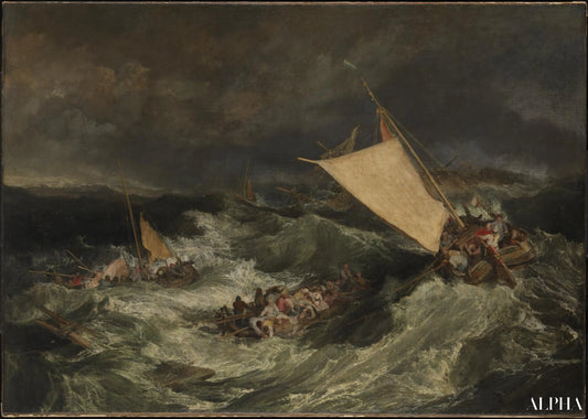 Le naufrage - William Turner - Reproductions de tableaux et peintures haut de gamme