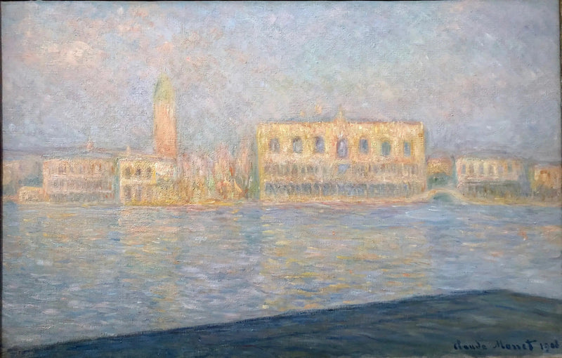 พระราชวังดยุคที่มองเห็นจากเซนต์จอร์จเมเจอร์ - Claude Monet