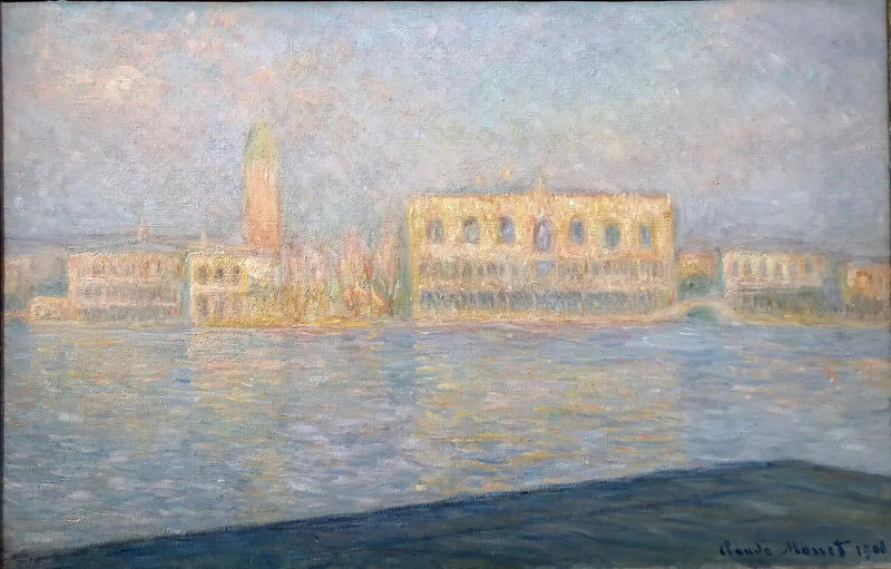 พระราชวังดยุคที่มองเห็นจากเซนต์จอร์จเมเจอร์ - Claude Monet