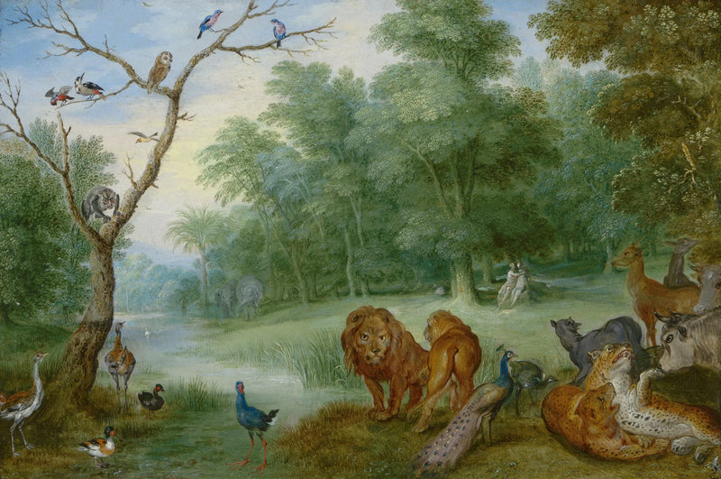 Le Paradis avec la chute d'Adam et Éve - Jan Brueghel le Jeune