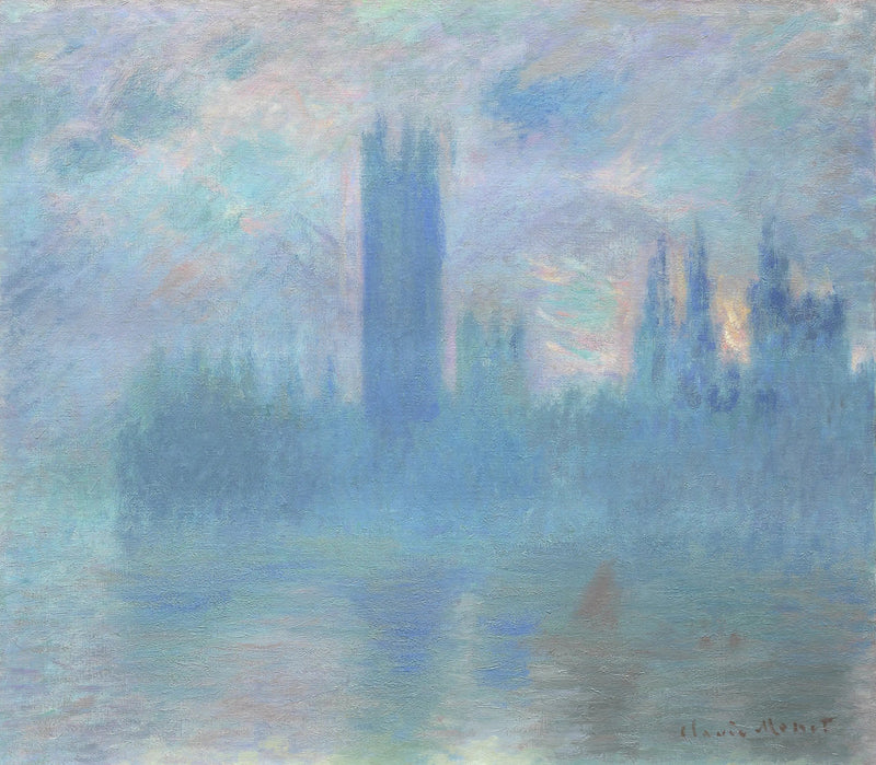 รัฐสภาลอนดอน - Claude Monet