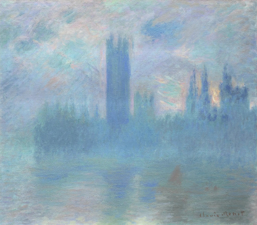 รัฐสภาลอนดอน - Claude Monet