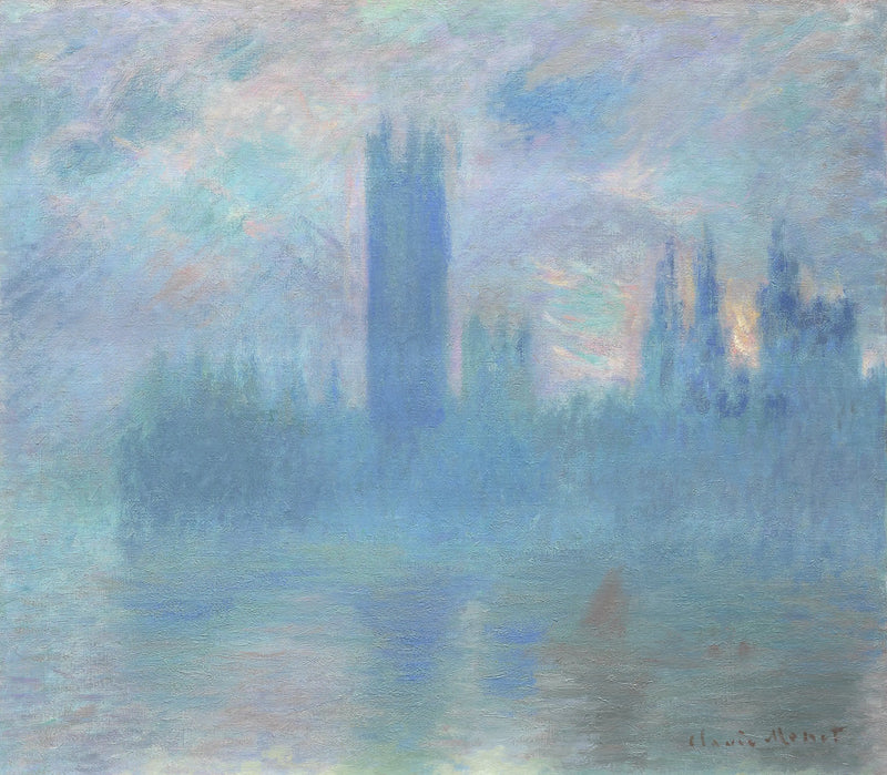 รัฐสภาลอนดอน - Claude Monet