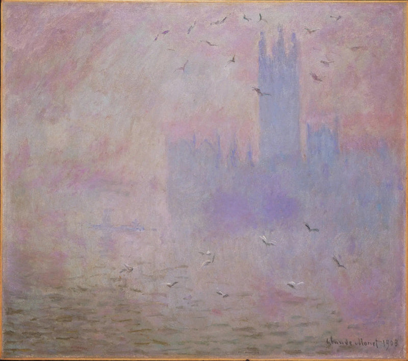 รัฐสภา นกนางนวล - Claude Monet