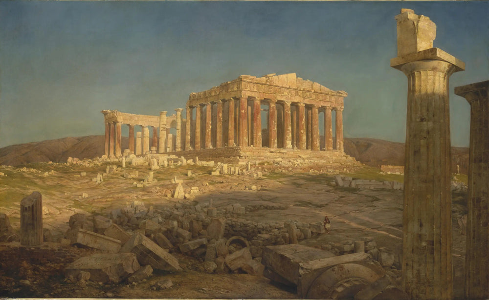 Le Parthénon - Frederic Edwin Church image 1 copie de tableau peinte à la main