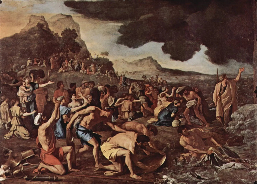 การข้ามทะเลแดง - Nicolas Poussin