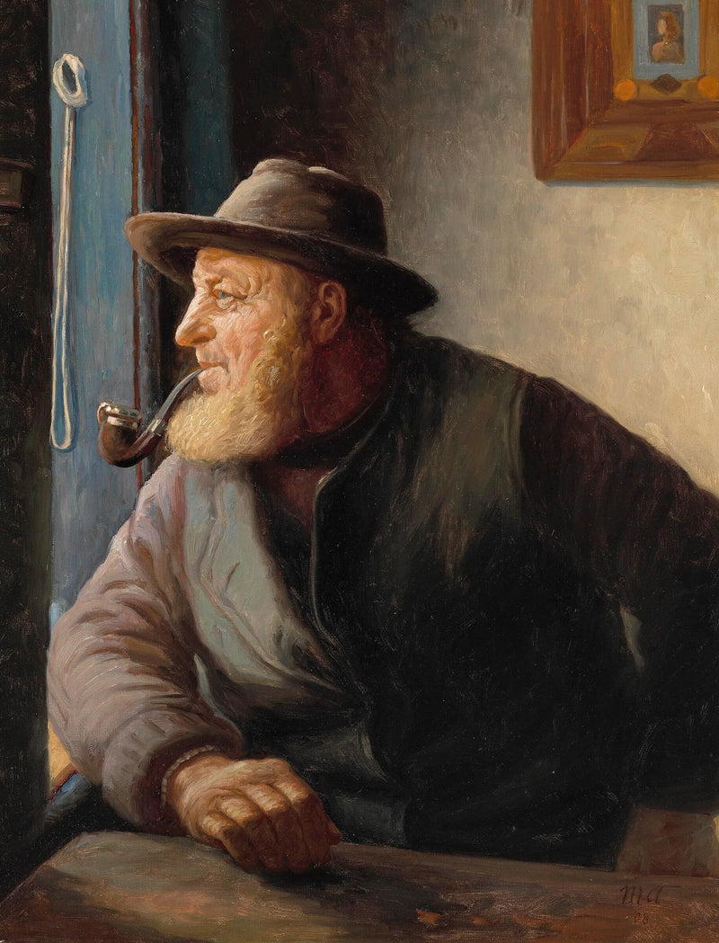 Le pêcheur Ole Svendsen de Skagen. - Michael Peter Ancher
